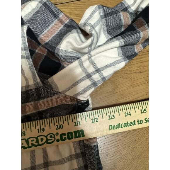 Eddie Bauer Flannel Shirt Men Sz Large Plaid Button Up Classic Fit Preppy Cotton - Picture 13 of 16